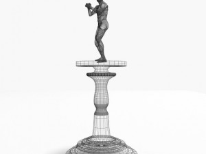boxing trophy Model 3D