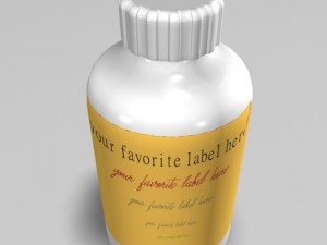 medicine bottle 3D Модель