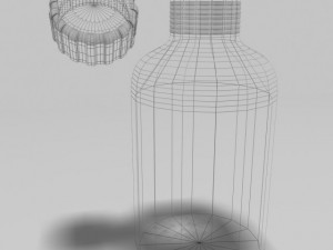 medicine bottle 3D Модель