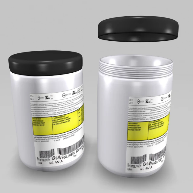 medicine bottle 1 3D Model .c4d .max .obj .3ds .fbx .stl .blend