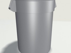 trash can 01 Modello 3D