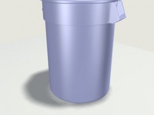 trash can 01 Modello 3D