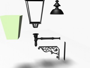 outdoor light 1 Model 3D