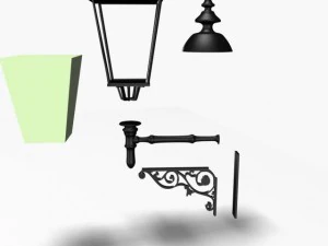 outdoor light 1 3D Model