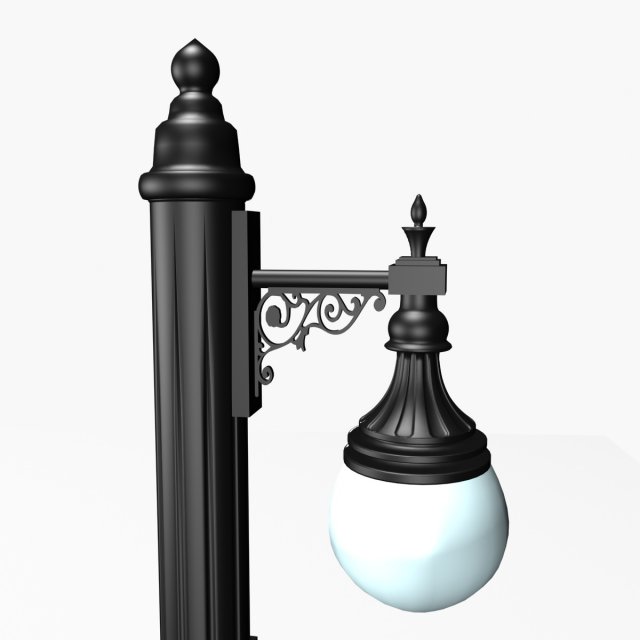 street light 26122010 3D Модель .c4d .max .obj .3ds .fbx .stl .blend 
