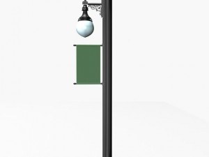street light 26122010 3D Модель