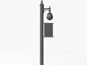 street light 26122010 3D Модель