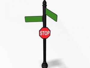 street sign 1 3D-Modell