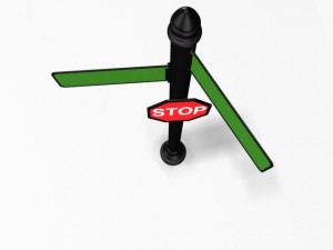 street sign 1 3D-Modell