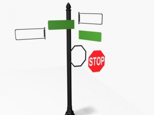 street sign 1 3D-Modell