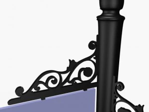 street sign 02 3D Model