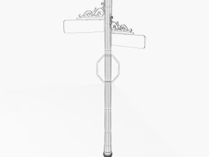 street sign 02 3D Model