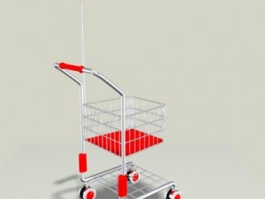 childrens shopping cart 3D मॉडल