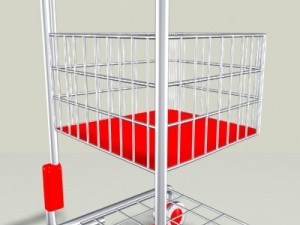 childrens shopping cart 3D मॉडल