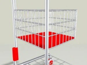 childrens shopping cart 3D Model