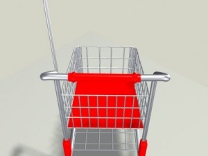 childrens shopping cart 3D मॉडल
