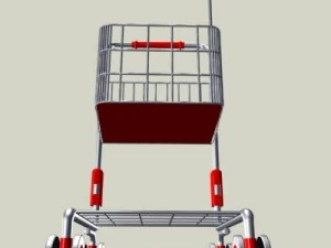 childrens shopping cart 3D Model