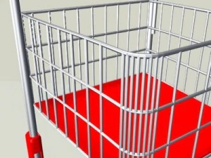 childrens shopping cart 3D Model