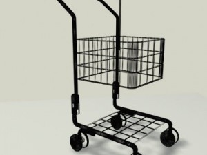 childrens shopping cart 3D मॉडल