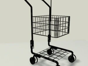 childrens shopping cart 3D Model