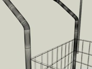 childrens shopping cart 3D Model