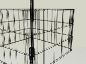 childrens shopping cart 3D Model
