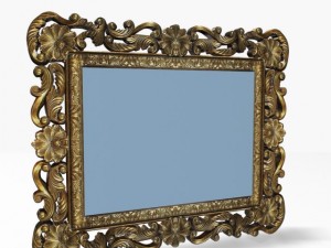 antique mirror 1082010 Model 3D