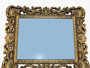 antique mirror 1082010 Model 3D