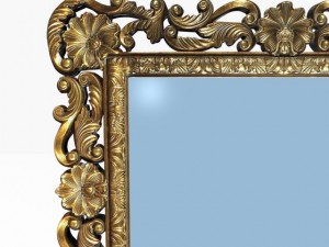 antique mirror 1082010 Model 3D