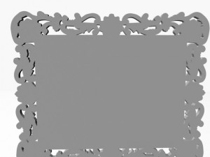antique mirror 1082010 Model 3D