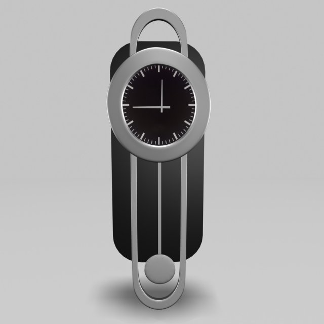 wall clock 15122010 3D Модель .c4d .max .obj .3ds .fbx .stl .blend 