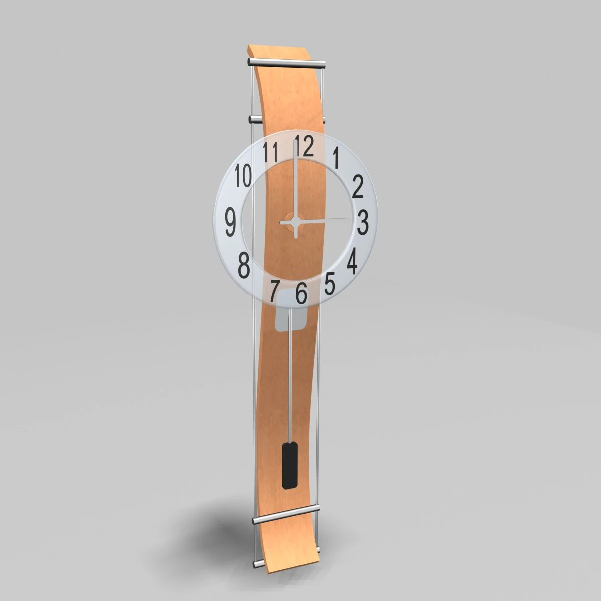 wall clock 16122010 3D Model .c4d .max .obj .3ds .fbx .stl .blend