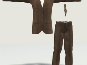 man suit 1 3D-Modell