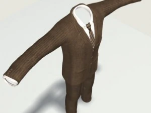 man suit 1 3D Model