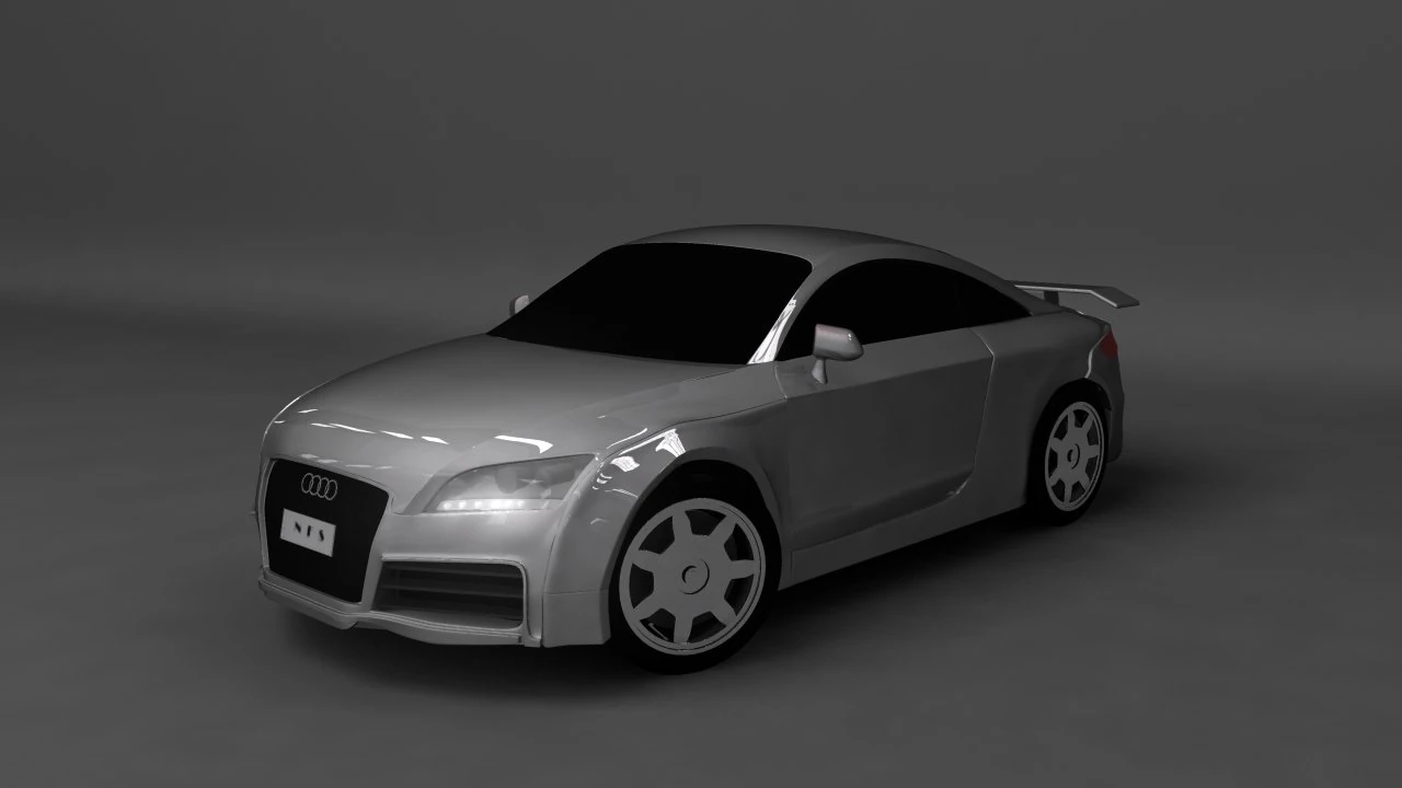 audi tt rs coupe 3D Model .c4d .max .obj .3ds .fbx .stl .blend