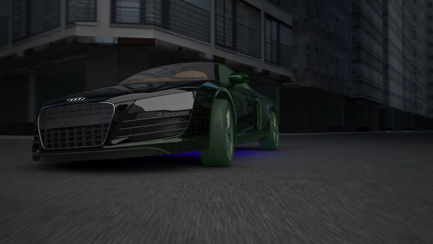 audi r8 3D Model .c4d .max .obj .3ds .fbx .stl .blend 