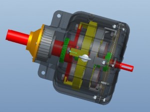 supplementary gear box 3D Model