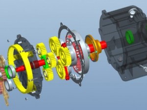 supplementary gear box 3D Model