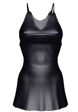 cocktail dress 3D Model .c4d .max .obj .3ds .fbx .stl .blend 