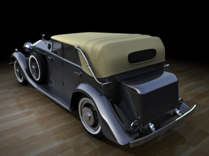 rolls royce phantom ii 1934 3D Model