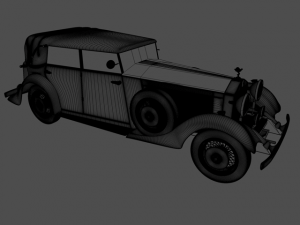 rolls royce phantom ii 1934 3D Model