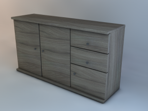 commode Modello 3D