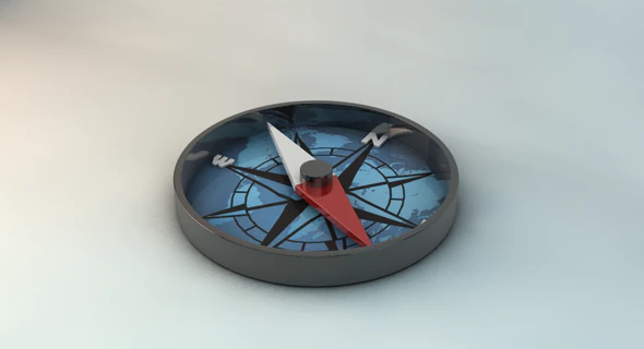 compass 3D Model .c4d .max .obj .3ds .fbx .stl .blend 