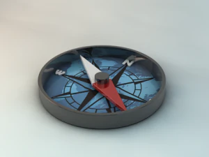bussola Modello 3D
