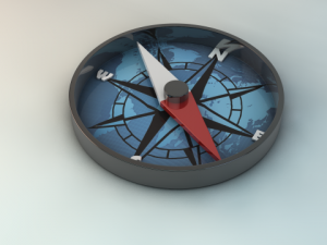 compass 3Dモデル