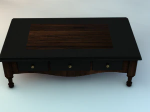 table basse ancienne Modèle 3D