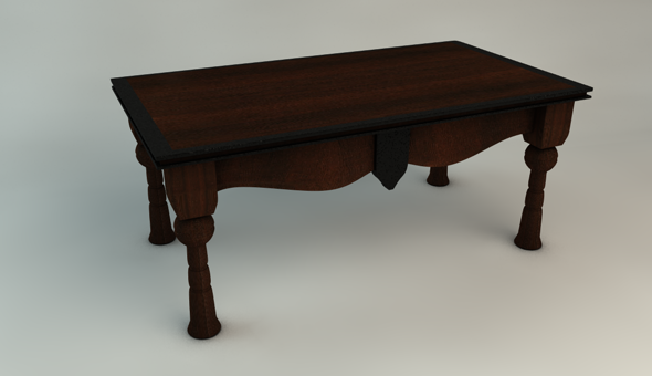 coffee table 3D Модель .c4d .max .obj .3ds .fbx .stl .blend