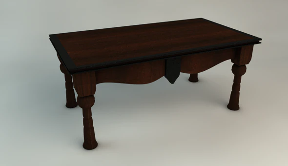 coffee table 3D Model .c4d .max .obj .3ds .fbx .stl .blend 