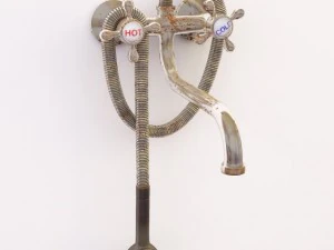 녹슨 수도꼭지 3D 모델