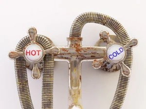 zardzewiały kran Model 3D